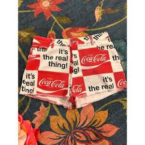 Coca-Cola Retro Denim Shorts Size Large